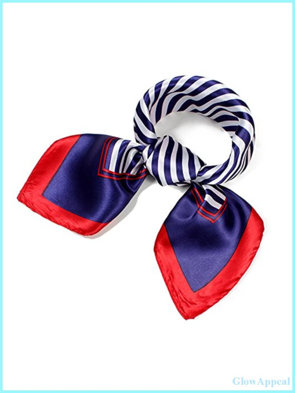 Women's Satin Silk Feeling Square Scarf Headwrap Kerchief 23.6 inch